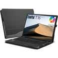 thumbnail image 1 of Laptop Cover for Lenovo ThinkPad T16 Gen 2 Business Laptop 16" ThinkPad T16 | ThinkPad P16s Gen 2 | PU Leather Notebook Sleeve Detachable Protective Bag Shell, 1 of 7