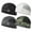 Black+Gray+Camouflage Green+White, variant on 4 Pack Cooling Skull Cap Helmet Liner Sweat Wicking for Cycling Running for Men