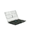 thumbnail image 4 of Carlson Secure Compact Double Door Metal Dog Crate, Medium Breeds Up to 45 Pounds, 30"L x 19"W x 22"H, Includes Divider Panel, Black, 4 of 7
