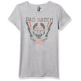 thumbnail image 1 of Fifth Sun Star Wars-The Bad Batch Lightning Force Girl's Crew Tee, Athletic Heather, X-Large, 1 of 9