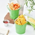 thumbnail image 1 of Phenofice Mini Snack Bucket Iron Bucket Green 1Set for Home Use, 1 of 8