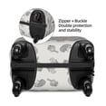 thumbnail image 4 of Xecao Hand Drawn Squirrel print Elastic Luggage Cover, with double-sided print , is perfect for travel, business, and daily use, 4 of 9