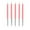 Pink, variant on 5pcs 2 Way Ball Styluses Dotting Tool Silicone Color Shaper Brushes Pen for Polymer Clay Pottery Modeling Sculpture Nail Art (Blue)