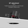 thumbnail image 2 of Recessed Led Bathroom Spotlight 6 Pack 7W 700LM 70W Incandescent, IP44, Natural White 4000K, AC 220-240V, Cutout 70-75mm(White), 2 of 5