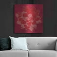 thumbnail image 6 of Luxe Metal Art 'Boho Succulent Red' by Linda Woods, Metal Wall Art, 36"x36", 6 of 9