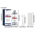 thumbnail image 4 of Sealant – AB Glue For Wall Hole Filler Tan Drywall Large Hole Premix Stucco Patch Plaster Washers Small Hole Flash Patch Drywall Ceiling Cover Ups Drywall Filler Tube Drywall Texture Can Stucco Mix, 4 of 9
