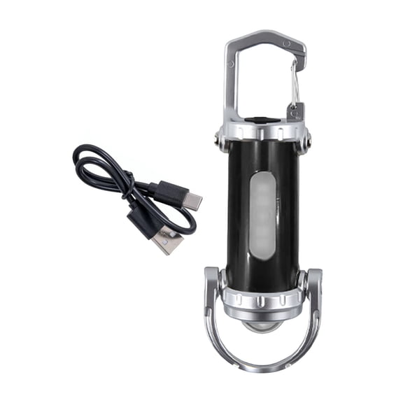 COOLHOOD LED Flashlights Keychain Light USB Rechargeable Pocket Torches Outdoor Camping Working Light for Searching Hiking