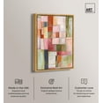 thumbnail image 2 of Doll Memories - Multi-colored Glaze Greenery Canvas Print Patel Art Prints by Art Remedy, Gold Frame, 30 x 45, 2 of 7