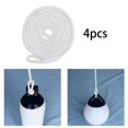 thumbnail image 6 of 4Pcs Boat s Bumpers, Boat Lines, Boat Accessories Inflatable Marine Bumpers Rope Bumpers Lines for Docking, Yacht, Sailboats White, 6 of 8
