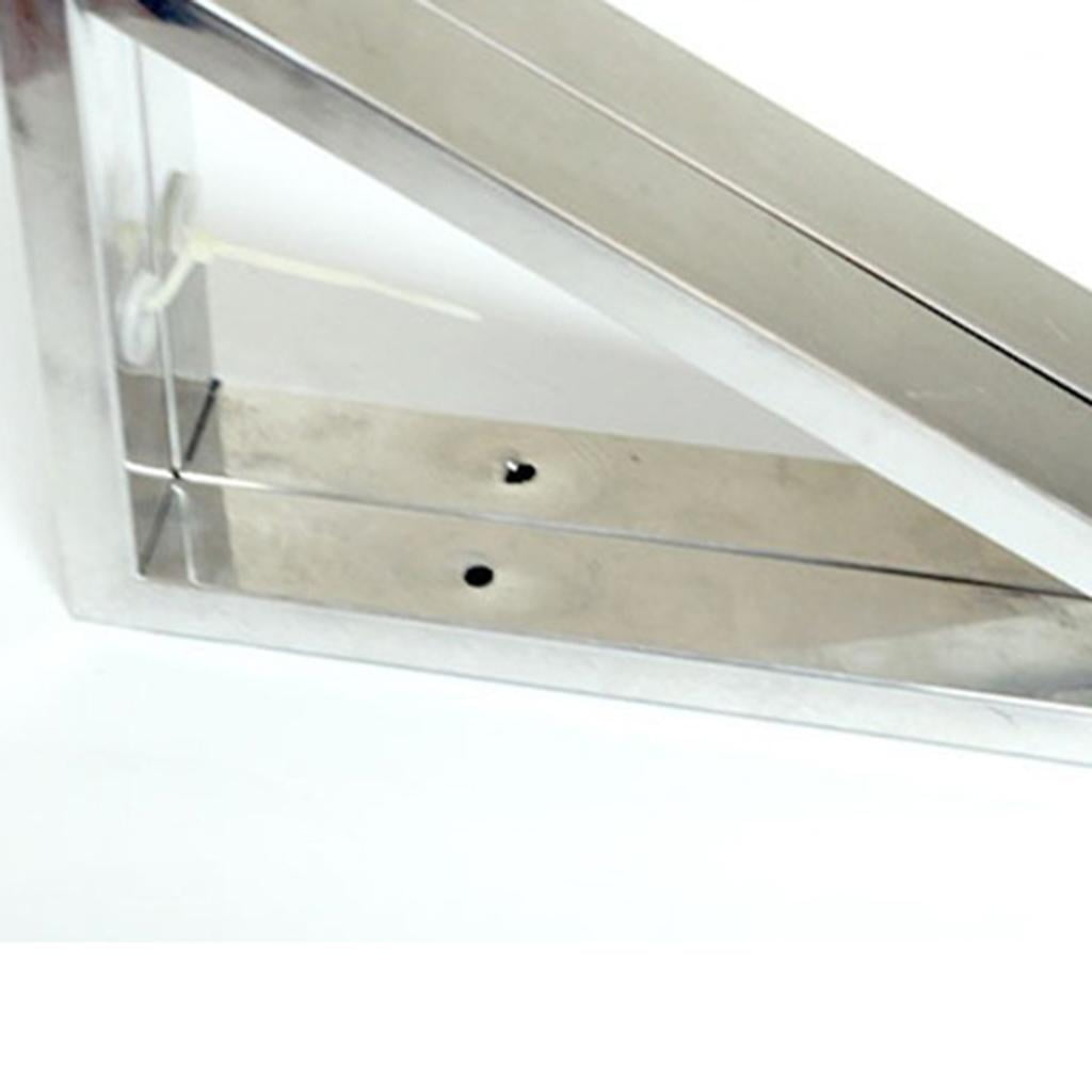 2 Pcs L-Shaped Wall Hanging Shelve Stainless Finishing Folding Shelf Brackets For Bedroom, Bathroom, Living Room, Kitchen 12 inch