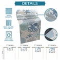 thumbnail image 6 of Coastal Octopus Table Runner 72 Inches, Ocean Nautical Seashells Coral Conch Bed Runner Dresser Scarves Tabletop for Indoor Outdoor Parties/Ceremony/Banquet, 14" x 72", 6 of 9
