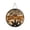 B005- Style F, variant on Home Wall Decor, Vintage Halloween Decorations, Halloween Hanging Decor, Halloween Decorations for Home, 12 Inch Diameter Circular Gothic Spooky Clown Pumpkin Wooden Plaque for