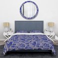 thumbnail image 3 of Designart 'Blue Tropical Flowers' Patterned Duvet Cover Set, 3 of 5