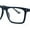 Navy Slate Tortoise, variant on Stylish Classy Squared Rectangle Horn Rim Plastic Fashion Reading Glasses Brown Tortoise 1.00