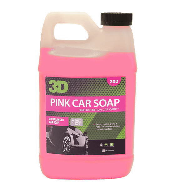 3D Pink Car Soap Car Wash & Cleaner Made in USA All Natural No