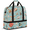 Multicolour 4, variant on Shark Print Foldable Travel Duffel Bag for Women Men, Gym Tote Bags with Shoe Compartment, Waterproof Carry On Weekend Overnight Bag