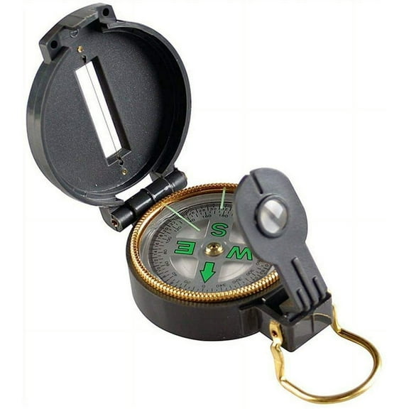 Coleman Lensatic Compasses with Snap Lid Black