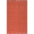 thumbnail image 1 of Nuloom 3' x 5' Hand Woven Chunky Loop Jute Rug in Terra, 1 of 3