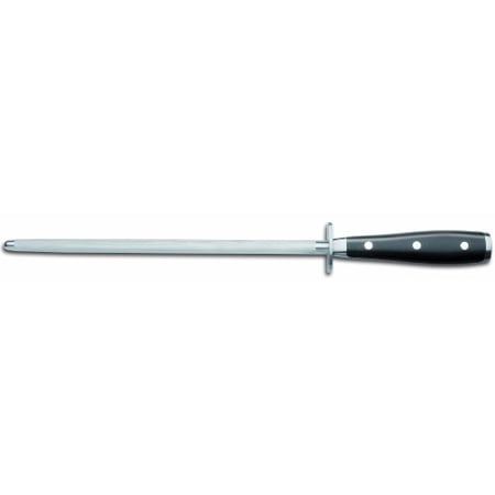 Mundial 10-Inch White Poly Round Sharpening Steel - Butcher's Steel For Knives 4 thumbnail image