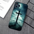 thumbnail image 3 of Jesus Bible Verse Christian Phone Case for iPhone 5-16 Series, Soft TPU, Black, Full Coverage, 3 of 9