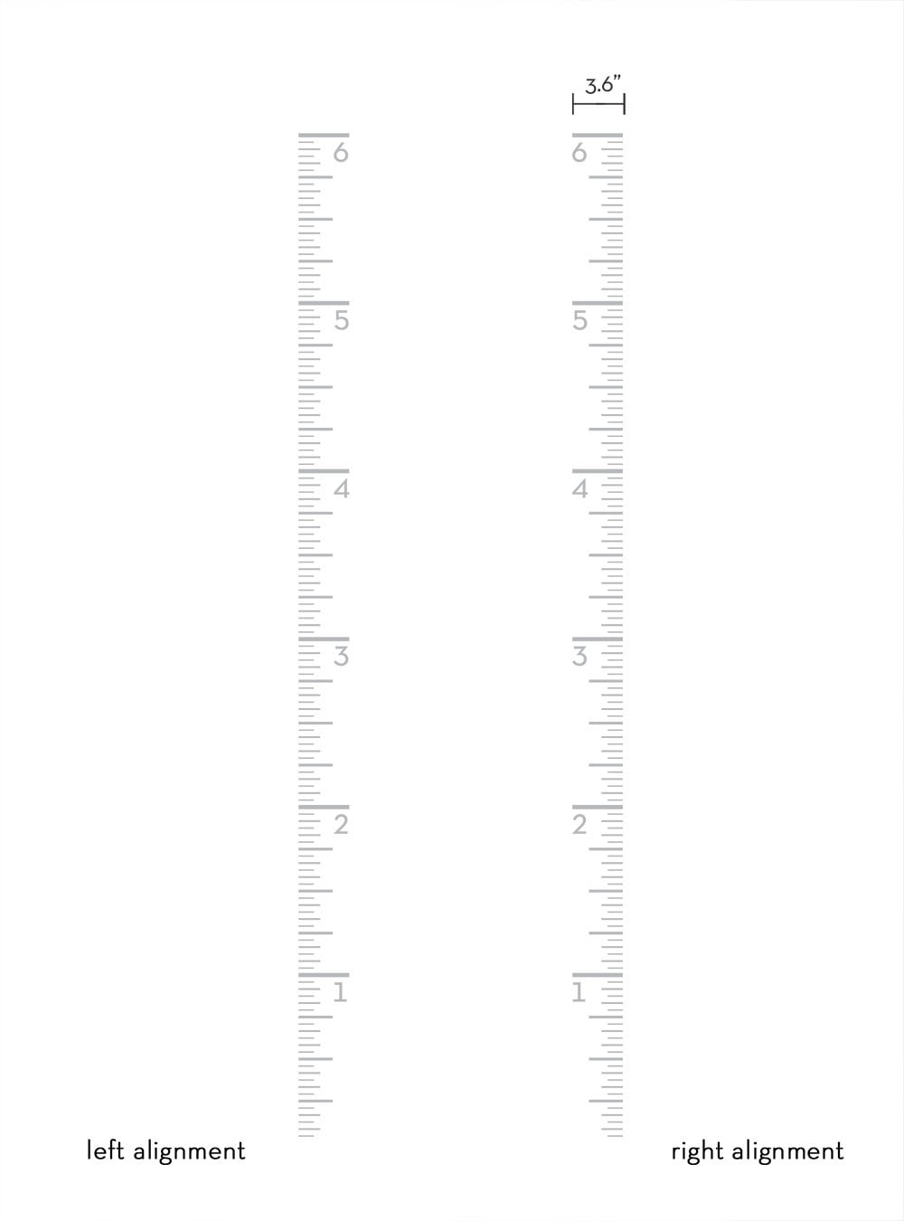 growth chart ruler decal left aligned children s vinyl wall decal walmart com