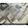 thumbnail image 4 of Heavy-Duty Office Chair Mat for Carpet, "x60" with Lip, Clear Carpet Floor Protector for Low to Medium Pile Carpets, Smooth-Glide Desk Mat, 4 of 6