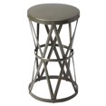 thumbnail image 1 of Butler Specialty Company Table Ronde en Métal Chic Industriel en Gris, 1 of 5