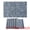 Dark Blue, variant on Unique Bargains Rectangle 6Pcs Faux Leather Washable Table Mats Green 17.7x11.8inch