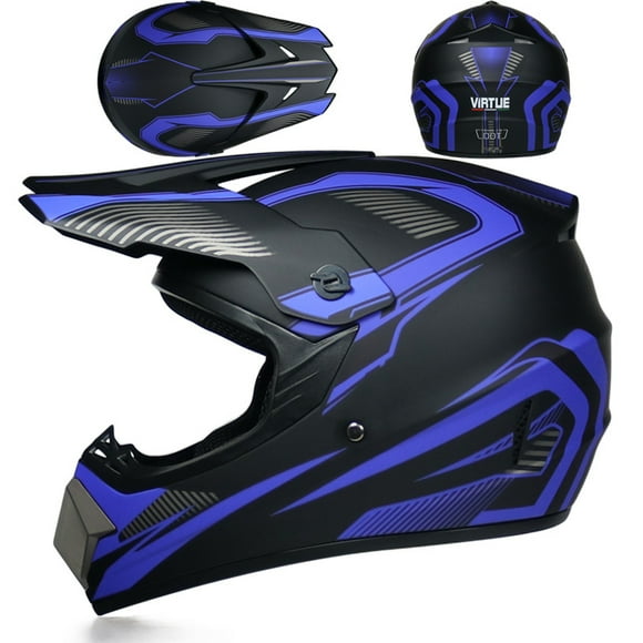 Full Face Motorcycle Helmet, Teenager Motorcycle Helmet, Lightweight Full Helmet Goggles--Youyoupin