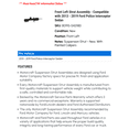 thumbnail image 2 of Front Left Strut Assembly - Compatible with 2013 - 2019 Ford Police Interceptor Sedan 2014 2015 2016 2017 2018, 2 of 2