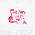 thumbnail image 4 of Inktastic My Yaya Loves Me Granddaughter Dinosaur Girls Toddler Dress, 4 of 5