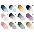 thumbnail image 5 of 4pcs Soft Baby Bonnet Caps Stretchy Unisex Fetal Hats for 0-3 Month Olds Machine Washable Cotton Infant Accessories, 5 of 5