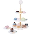 thumbnail image 1 of Juguete De Té De La Tarde Simulado, Material De Madera, Juego De Cocina Para Niños, Juego De Té De Comida Desmontable Diy Con Pintura De Agua Segura Para Niños Methold FN002407-00, 1 of 6