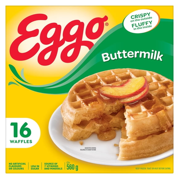 EGGO Buttermilk Waffles, 560g (16 waffles), 560g, 16 waffles