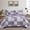 Purple, variant on 3 Pieces Grid Patchwork Queen Size Bedspread Quilt Bohemian Stripe Coverlet Set (90"x96")