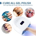 thumbnail image 2 of UV LED Nail Lamp,60W Professional Rechargeable UV LED Nail Dryer for Gel Nail Polish Dryer Fast Curing Lamp, 4 Timer Settings Gel Nail Lights for Auto Sensor Nail Machine, 2 of 7