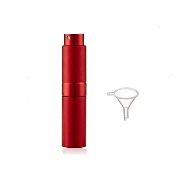 8 ml Refillable Perfume Atomizer Spray Bottle, Mini Aluminum Travel Fragrance Mist Container, TIKA