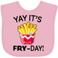 thumbnail image 3 of Inktastic Yay Its Fry Day with Cute French Fries Boys or Girls Baby Bib, 3 of 4