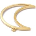 thumbnail image 4 of 30 colgantes de luna de latón crudo (sin baño), colgantes huecos de luna, accesorio decorativo., 4 of 4