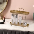 thumbnail image 2 of bbymog Organizer Jewelry Rack Cosmetics Jewelry Storage Rack Dressing Table Desktop Decoration Rack Gold Free Size, 2 of 6