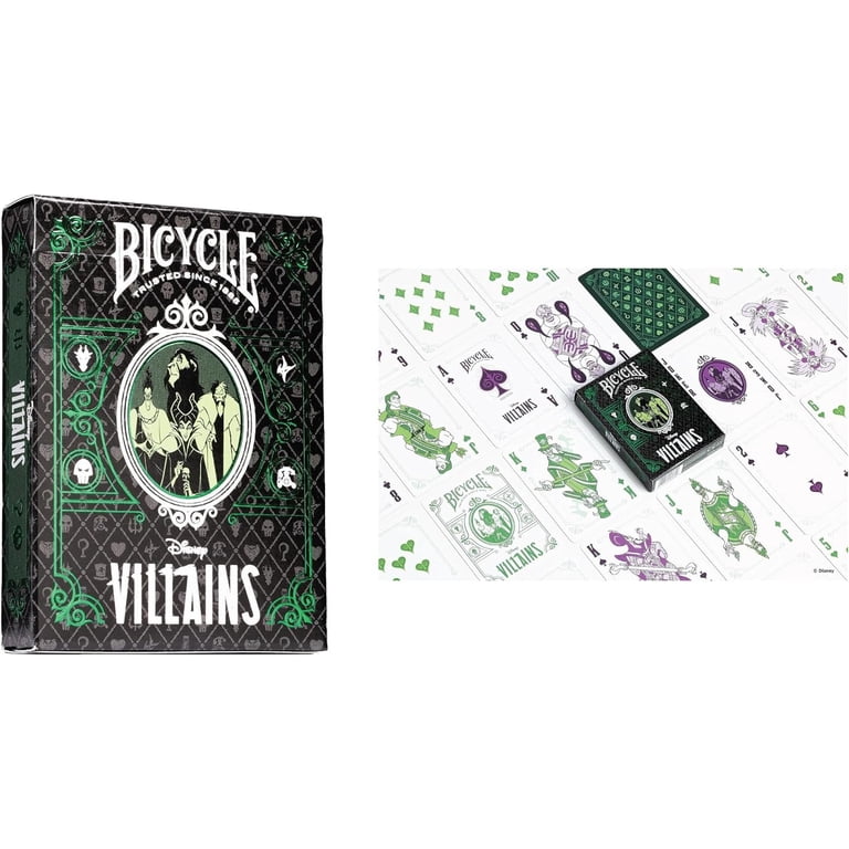 disney card club フィギュア5個 Disney Collector's Bundle: 6 Decks Bicycle Playing Cards - Black