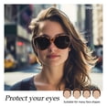 thumbnail image 5 of TINHAO Polarized Fit Over Glasses Sunglasses for Women UV Protection, Trendy Oversized Cat Eye Sunglasses for Driving Riding, 5 of 7