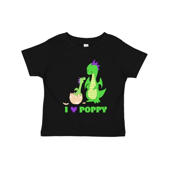 Inktastic I Love Poppy Boys or Girls Toddler T-Shirt