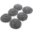 thumbnail image 4 of Stainless Steel Scrubber for Kitchen Use Silver Color Unique Design Comfortable Grip 6pcs, 4 of 5