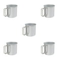 thumbnail image 1 of Taza de Aleación de aluminio Wosthever mango ligero Metal plegable Negro, 1 of 6