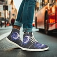 thumbnail image 4 of Wismoutput Dragonfly Printed High-top Sneakers for Men Boys Comfortable Minimalist Barefoot Shoes Size 5.5-14, 4 of 7