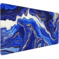 thumbnail image 2 of Blue Marble Large Mouse Pad,Extended Gaming Desk Pad,Office Desk Mat,PC Laptop Non-Slip Pads for School Office Home and Game,35.5" x 16" -Blue Marble, 2 of 6
