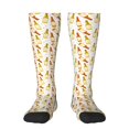 thumbnail image 1 of Gaeub Chaussettes Design Imprimé Bouteilles de Bière Extensibles Chaussettes Tube Haut pour Hommes Femmes Adolescents, Chaussettes de Softball Soccer pour Randonnée, Sport, 1 of 6