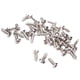 thumbnail image 5 of 100 piezas de tornillos de de hierro, protectores de selección, tornillo de montaje de licencia de rasguño, plata, 5 of 8