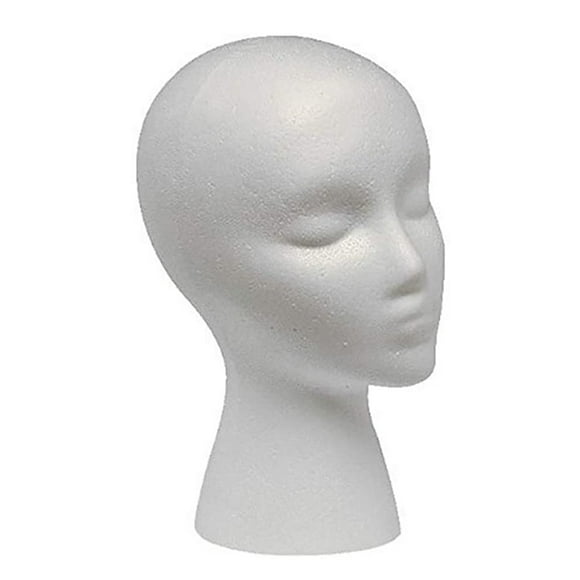 Foam Head Practical Mannequin Head Dummy Head Female Head Model Prop Display